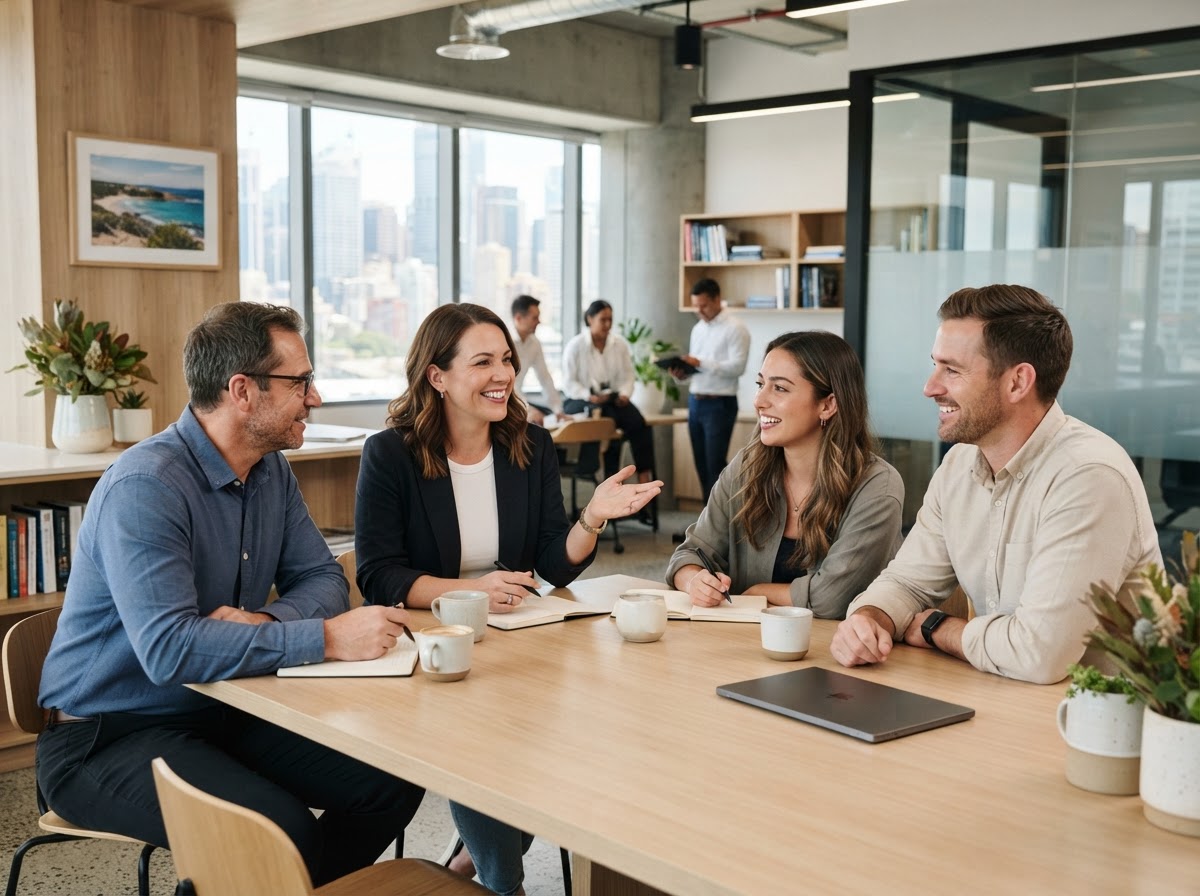 Loyal Suretance team reviewing AI-driven investment data models